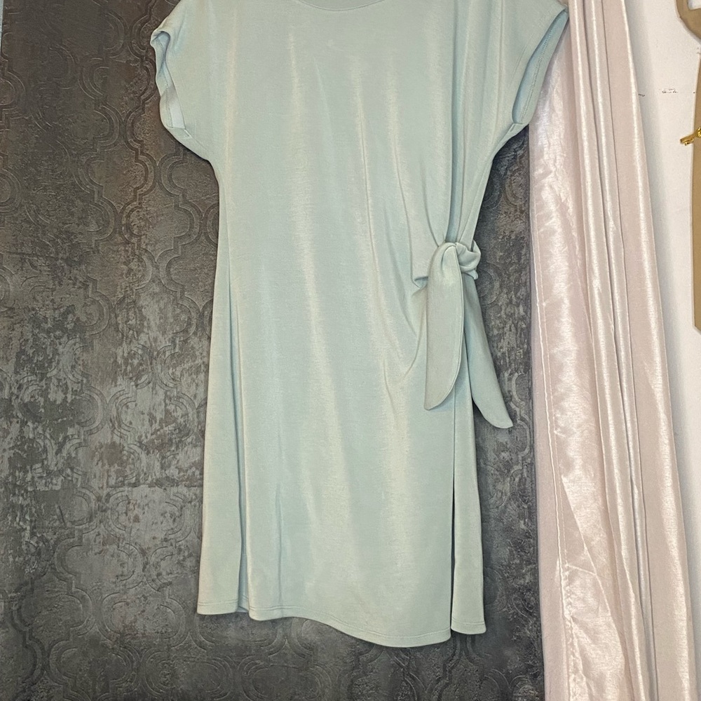 Mint green dress